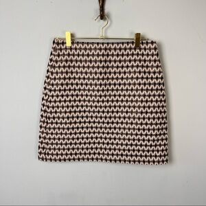 LOFT Petites Jacquard Mini Skirt